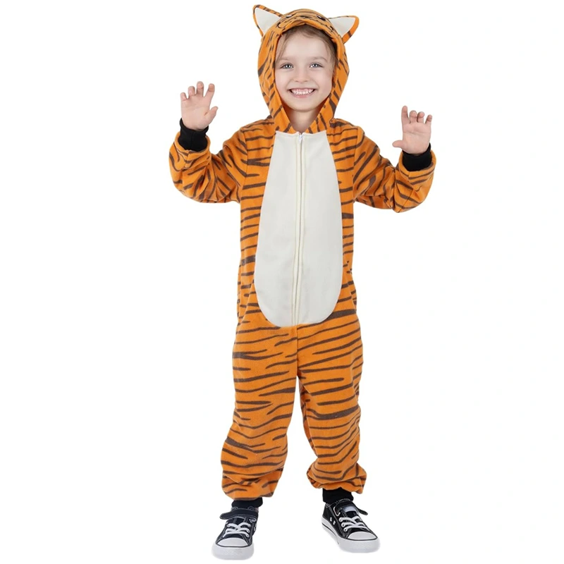 What are the innovations and trends in kids' tiger costumes?